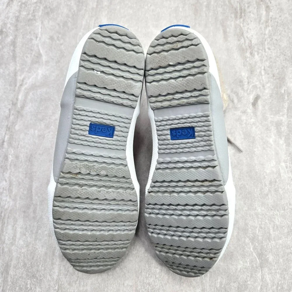 Keds Lace Up High Top Sneakers Tan Canvas Streetwear Casual Shoe Boots Size 7 - Picture 8 of 13